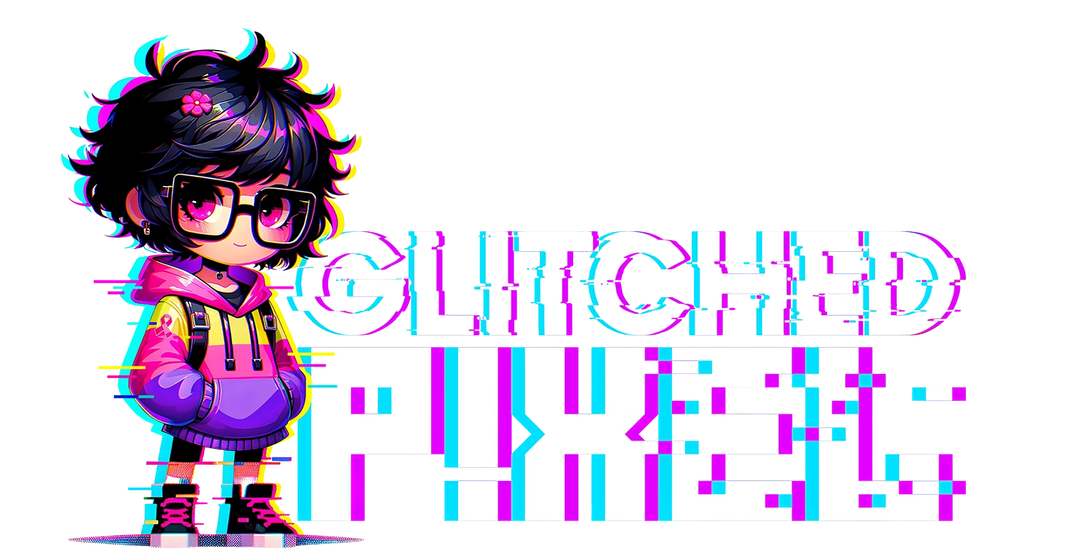 Glitched Pixel Logo