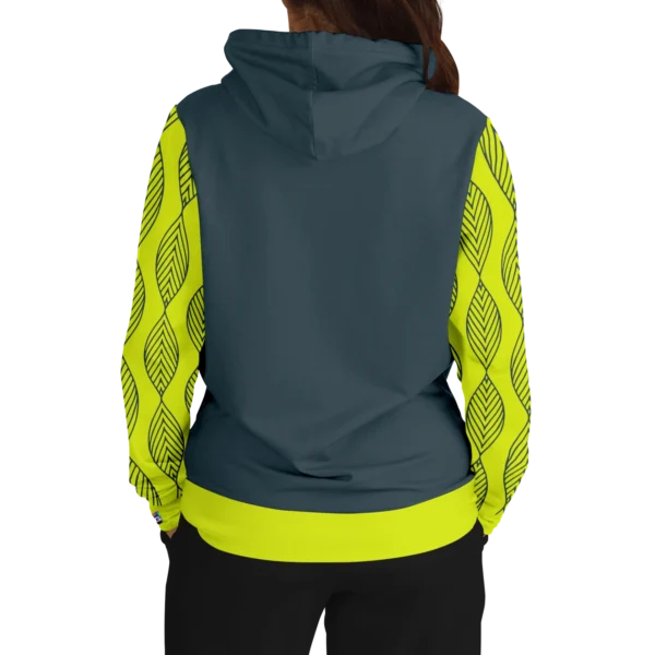An image of a unisex pullover streetwear hoodie. This trendy graphic hoodie is designed to compliment a vibrant personality. Designed by Glitched Pixel, this dark grey graphic hoodie is packed with vibrant color. This Image links to Glitched Pixel's trendy hoodies and gamer gear shopping catalogue. Our collection of gamer gear and cool hoodies for men and women are the perfect gifts for gamers and non-gamers alike.