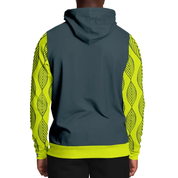 An image of a unisex pullover streetwear hoodie. This trendy graphic hoodie is designed to compliment a vibrant personality. Designed by Glitched Pixel, this dark grey graphic hoodie is packed with vibrant color. This Image links to Glitched Pixel's trendy hoodies and gamer gear shopping catalogue. Our collection of gamer gear and cool hoodies for men and women are the perfect gifts for gamers and non-gamers alike.