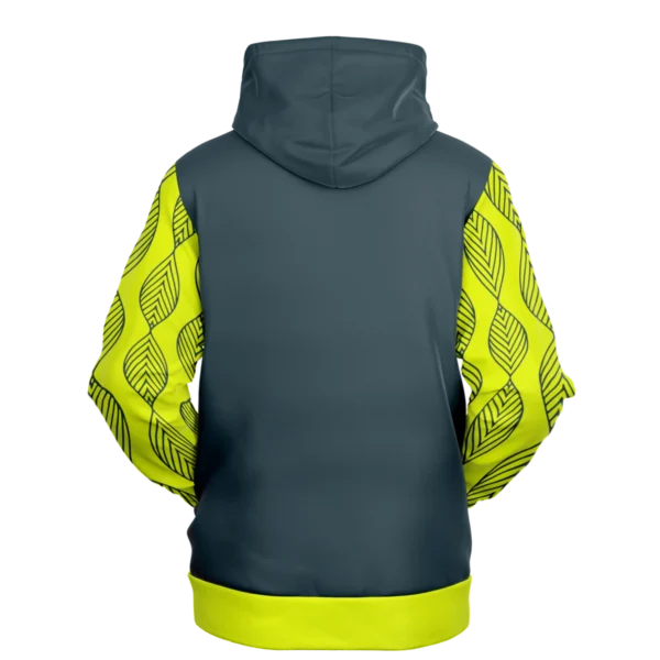 An image of a unisex pullover streetwear hoodie. This trendy graphic hoodie is designed to compliment a vibrant personality. Designed by Glitched Pixel, this dark grey graphic hoodie is packed with vibrant color. This Image links to Glitched Pixel's trendy hoodies and gamer gear shopping catalogue. Our collection of gamer gear and cool hoodies for men and women are the perfect gifts for gamers and non-gamers alike.