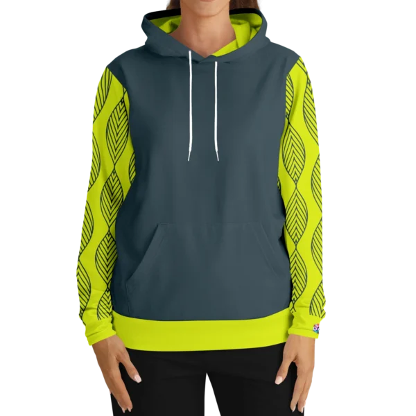 An image of a unisex pullover streetwear hoodie. This trendy graphic hoodie is designed to compliment a vibrant personality. Designed by Glitched Pixel, this dark grey graphic hoodie is packed with vibrant color. This Image links to Glitched Pixel's trendy hoodies and gamer gear shopping catalogue. Our collection of gamer gear and cool hoodies for men and women are the perfect gifts for gamers and non-gamers alike.