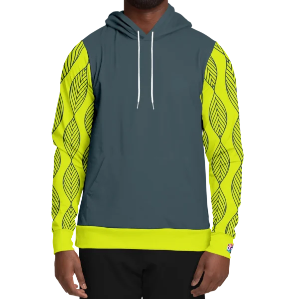 An image of a unisex pullover streetwear hoodie. This trendy graphic hoodie is designed to compliment a vibrant personality. Designed by Glitched Pixel, this dark grey graphic hoodie is packed with vibrant color. This Image links to Glitched Pixel's trendy hoodies and gamer gear shopping catalogue. Our collection of gamer gear and cool hoodies for men and women are the perfect gifts for gamers and non-gamers alike.