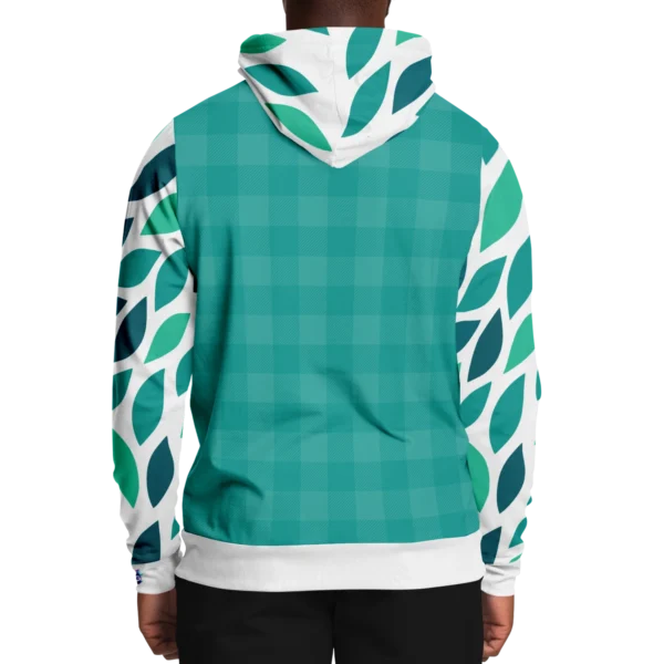 An image of a unisex pullover streetwear hoodie. This trendy graphic hoodie is designed to compliment a vibrant personality. Designed by Glitched Pixel, this light green graphic hoodie is packed with vibrant color. This Image links to Glitched Pixel's trendy hoodies and gamer gear shopping catalogue. Our collection of gamer gear and cool hoodies for men and women are the perfect gifts for gamers and non-gamers alike.