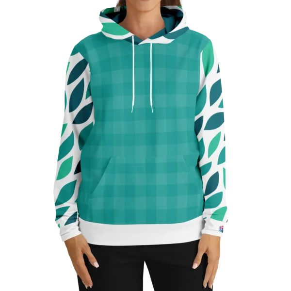 An image of a unisex pullover streetwear hoodie. This trendy graphic hoodie is designed to compliment a vibrant personality. Designed by Glitched Pixel, this light green graphic hoodie is packed with vibrant color. This Image links to Glitched Pixel's trendy hoodies and gamer gear shopping catalogue. Our collection of gamer gear and cool hoodies for men and women are the perfect gifts for gamers and non-gamers alike.