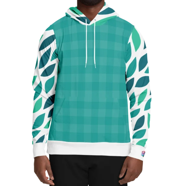 An image of a unisex pullover streetwear hoodie. This trendy graphic hoodie is designed to compliment a vibrant personality. Designed by Glitched Pixel, this light green graphic hoodie is packed with vibrant color. This Image links to Glitched Pixel's trendy hoodies and gamer gear shopping catalogue. Our collection of gamer gear and cool hoodies for men and women are the perfect gifts for gamers and non-gamers alike.