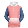 An image of a unisex pullover streetwear hoodie. A trendy graphic hoodie made to compliment a vibrant personality. Designed by Glitched Pixel, this light pink graphic hoodie is packed with vibrant color. This Image links to Glitched Pixel's trendy hoodies and gamer gear shopping catalogue. Our collection of gamer gear and cool hoodies for men and women are the perfect gifts for gamers and non-gamers alike.